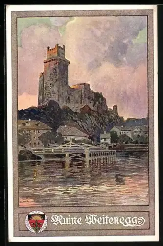 AK Deutscher Schulverein NR: 134, Ruine Weitenegg