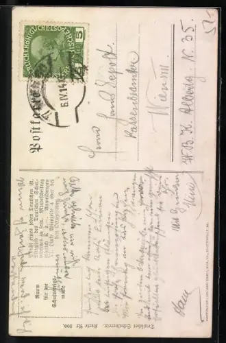 AK Deutscher Schulverein Nr. 590: Fröhliche Ostern!