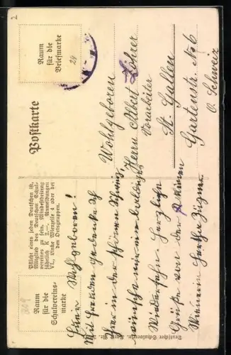 AK Deutscher Schulverein NR: 209, Wien, Ludwig van Beethoven-Denkmal