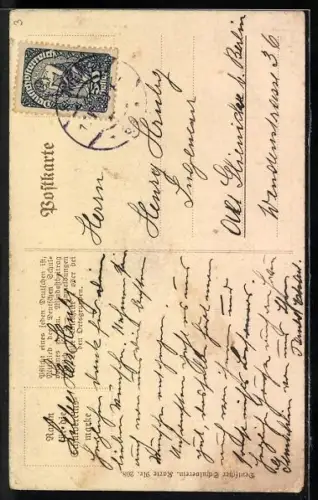 AK Wien, Mozart-Denkmal, Deutscher Schulverein