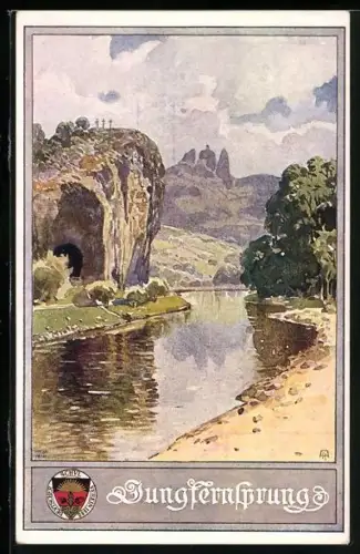 AK Deutscher Schulverein NR: 228, Jungfernsprung