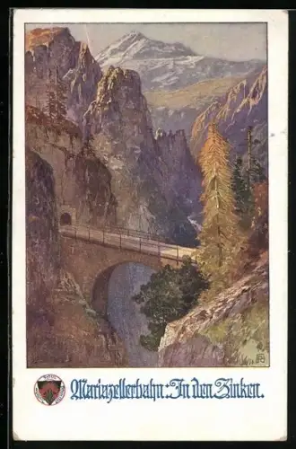AK Deutscher Schulverein NR. 716: Brücke der Mariazellerbahn