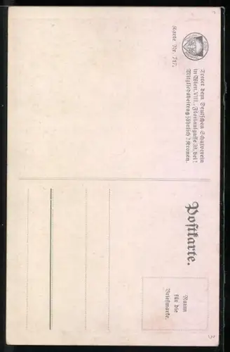 AK Deutscher Schulverein Nr. 717: Wienerbruck /Mariazellerbahn, Am Lassingfall