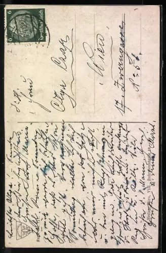 AK Deutscher Schulverein NR. 717: Mariazellerbahn, Lassingfall bei Wienerbruck, Blick auf den Wasserfall