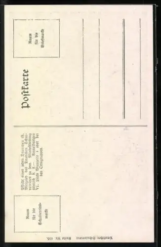 AK Deutscher Schulverein NR 495: Sanft wand sichBraxedis von ihm, Paar hält sich die Hand