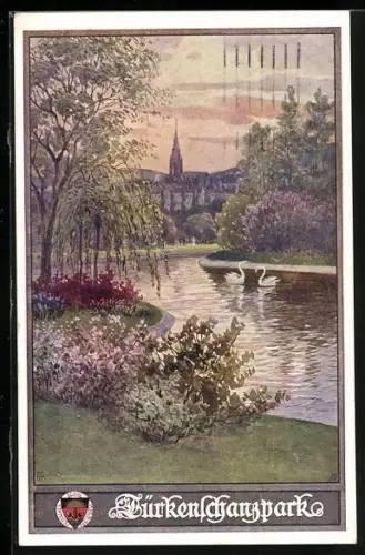 AK Deutscher Schulverein NR 402: Türkenschanzpark