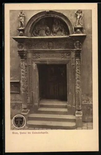 AK Deutscher Schulverein: Wien, Portal der Salvatorkapelle