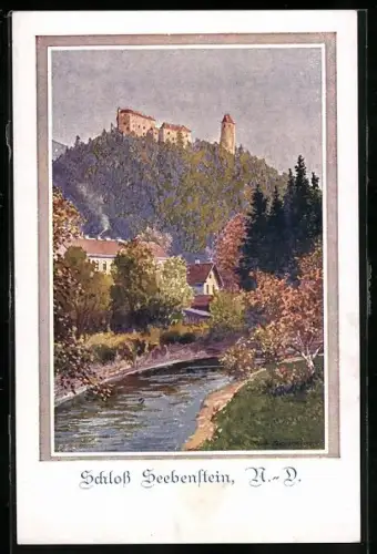 AK Seebenstein, Schloss Seebenstein an Wasserpartie