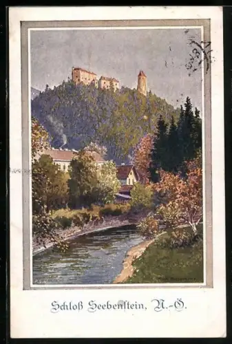 AK Seebenstein, Schloss Seebenstein an Wasserpartie