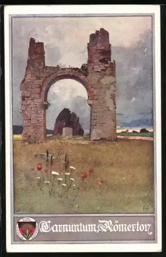 AK Deutscher Schulverein Nr. 389: Carnuntum Römertor