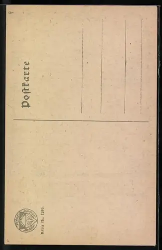 AK Deutscher Schulverein NR: 1249, Mann fordert eine junge Frau zum Tanz auf