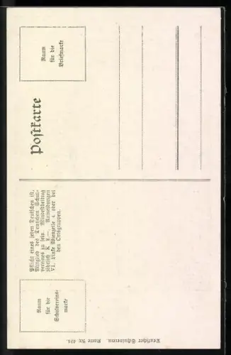 AK Deutscher Schulverein Nr. 494: Paar tanzt auf einem Felsen