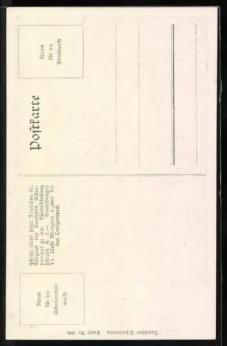 AK Deutscher Schulverein NR 490: J.V. von Scheffel, Ekkehard: Da neigte die stolze Frau ihr Haupt und weinte