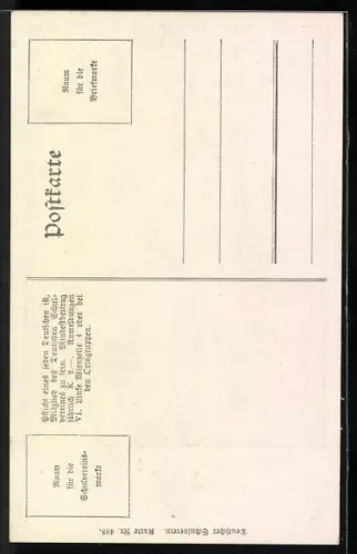 AK Deutscher Schulverein NR: 488, Scheffel Ekkehard, und umfasste mit starkem Arm die Herzogin