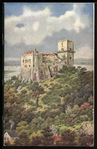 AK Deutscher Schulverein Nr.1401: Burg Greifenstein