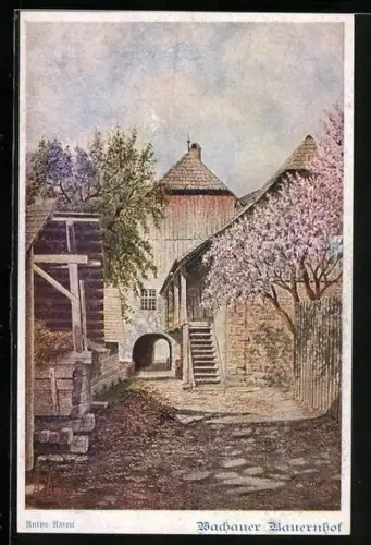 AK Deutscher Schulverein NR. 1023: Wachauer Bauernhof