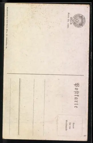 AK Deutscher Schulverein Nr. 1022: Nur unverzagt auf Gott vertraut es muss doch Frühling werden!, Kirche