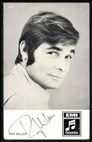 AK Musiker Ray Miller mit charmantem Blick, Autograph