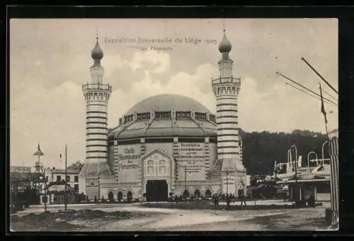 AK Liége, Exposition Universelle de Liége 1905, Le Panorama
