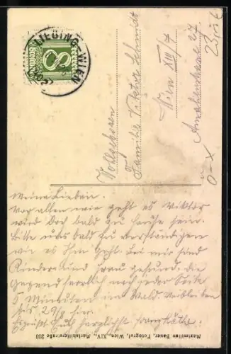 AK Rattersdorf /Burgenland, Handlung Rudolf Supper, Ortsansicht mit Kirche