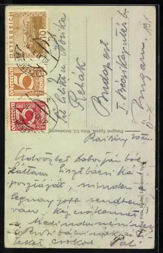 AK Lackendorf /Bgld., Strassenpartie im Ort