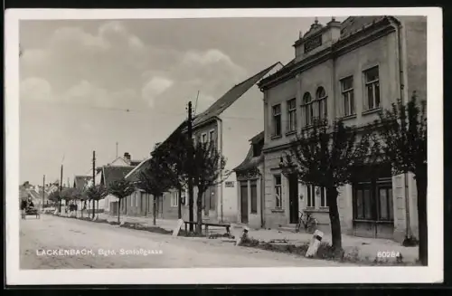 AK Lackenbach /Bgld., Buchdruckerei in der Schlossgasse