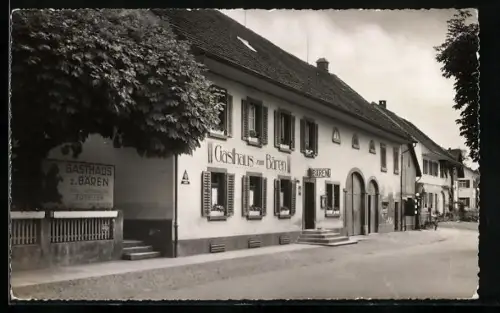 AK Mägenwil, Strassenpartie am Gasthaus zum Bären