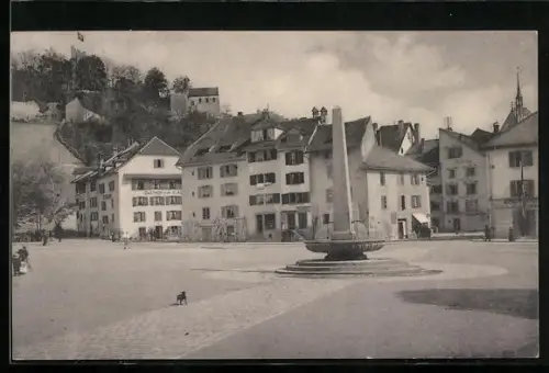 AK Baden /Schweiz, Schulhausplatz