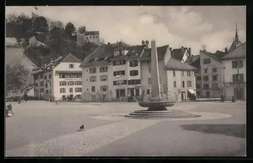 AK Baden /Schweiz, Schulhausplatz