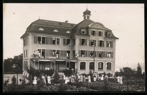 Foto-AK Horgen, Institut für Höhere Töchter