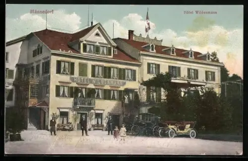 AK Männedorf, Ansicht vom Hotel Wildenmann