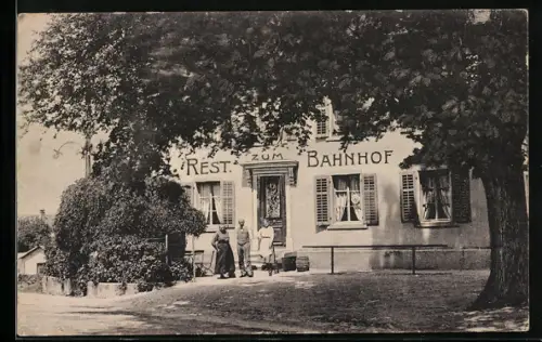 AK Kloten, Restaurant zum Bahnhof, Inh. G. Grüter-Illi