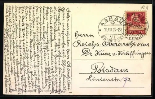 AK Unter-Kulm, Gasthof zum Bären mit Automobil