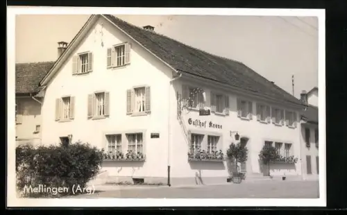 AK Mellingen /Arg., Gasthof Krone im Sonnenschein
