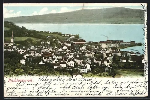 AK Richtersweil, Gesamtansicht mit See
