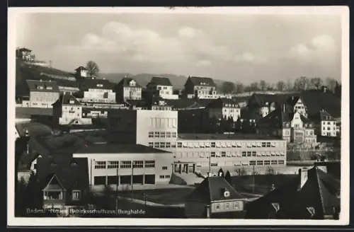 AK Baden, Neues Bezirksschulhaus Burghalde