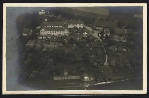 AK Unterengstringen, Kloster Fahr mit Limmat, Luftbild