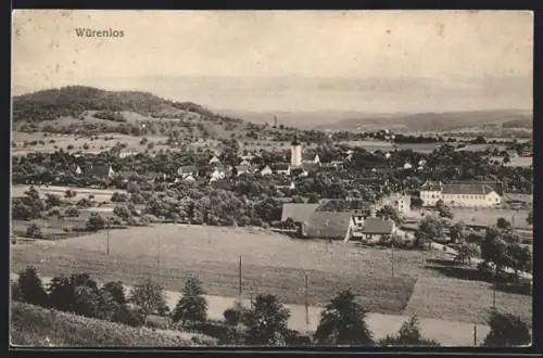 AK Würenlos, Gesamtansicht mit Umgebung