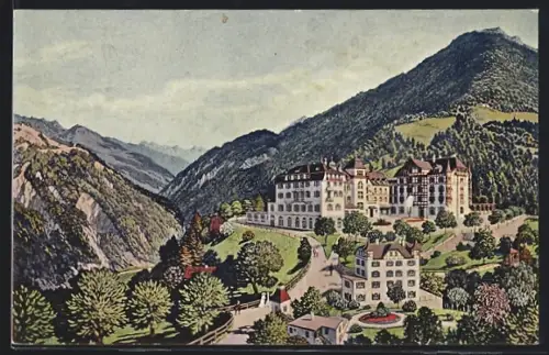 AK Passugg bei Chur, Bad und Kurhaus