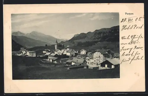 AK Parpan, Ortsansicht mit Pension Parpan