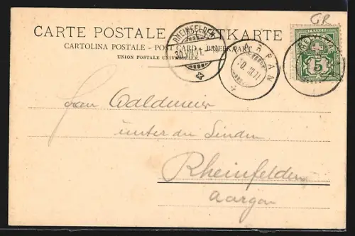 AK Parpan, Ortsansicht mit Kirche