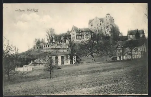 AK Wildegg, Blick auf das Schloss