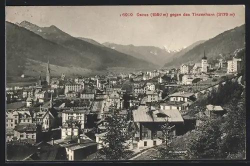 AK Davos, Strassenpartie gegen das Tinzenhorn