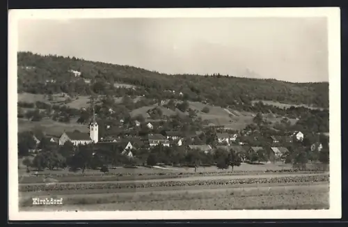 AK Kirchdorf /AG, Ortspartie mit Kirche