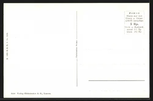 AK Fislisbach, Teilansicht mit Kirche