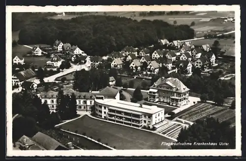 AK Uster, Krankenhaus, Fliegeraufnahme