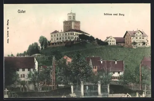 AK Uster, Schloss mit Burg