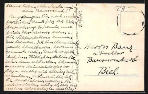 AK Uster, Ortspartie mit Kirche