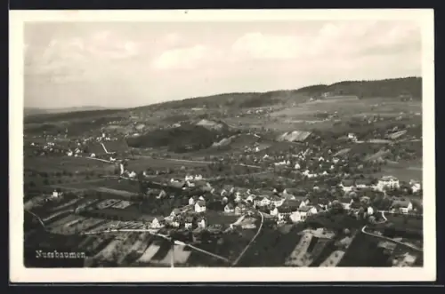 AK Nussbaumen /AG, Teilansicht mit Strassenpartie