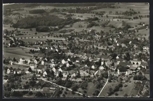 AK Nussbaumen b. Baden, Teilansicht mit Strassenpartie